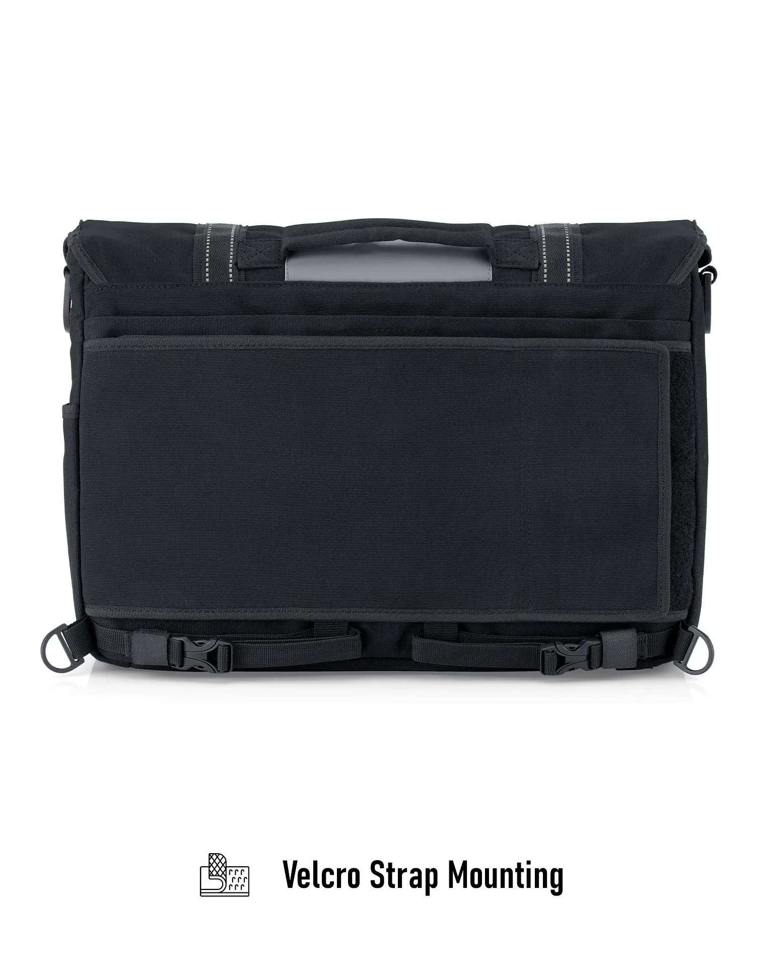 23L - Duo-tone Medium Indian Motorcycle Messenger Bag Gray/Black