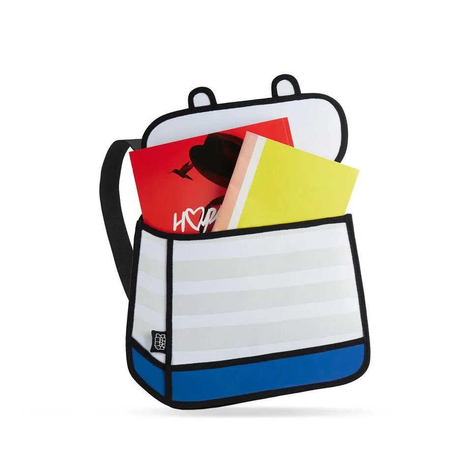 2d Backpack Stripe Blue