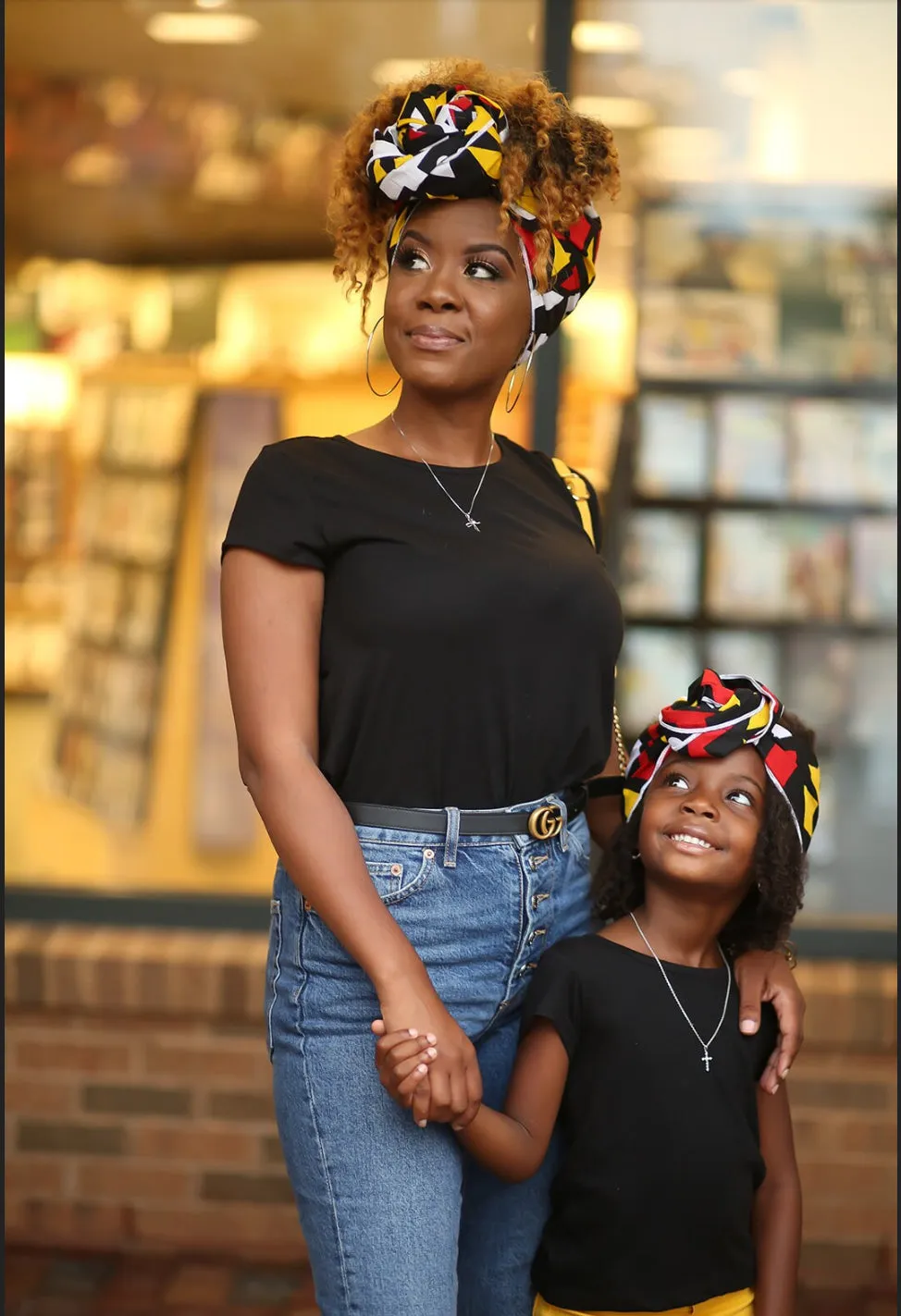 African Kente Mommy and Me Headwrap