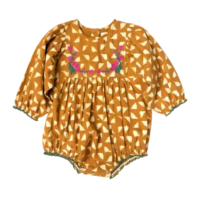 Baby Girls Arianna Bubble - Gold Triangle