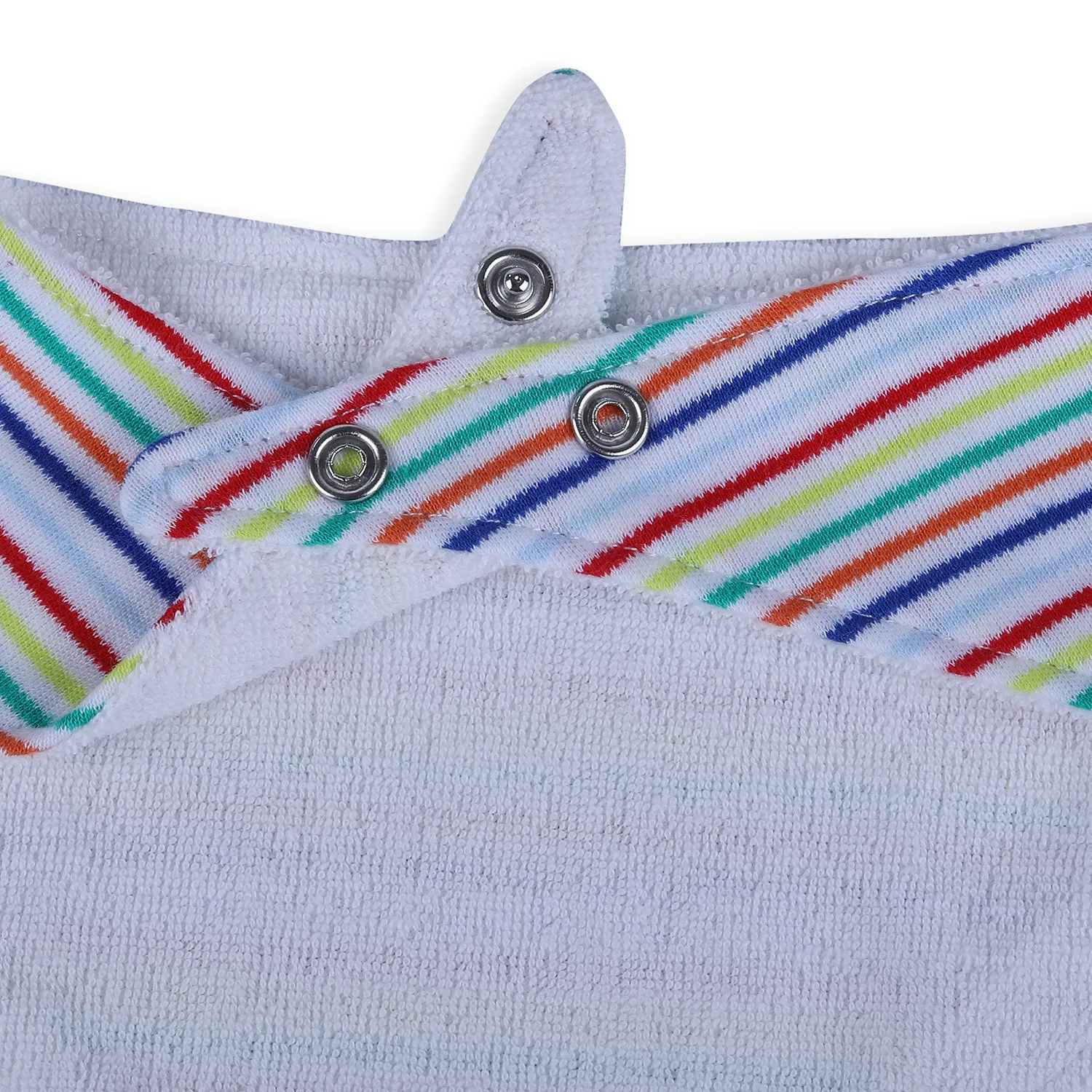 Baby Moo Just Like Mommy Daddy Cotton 3 Pack Bandana Bibs - Multicolour