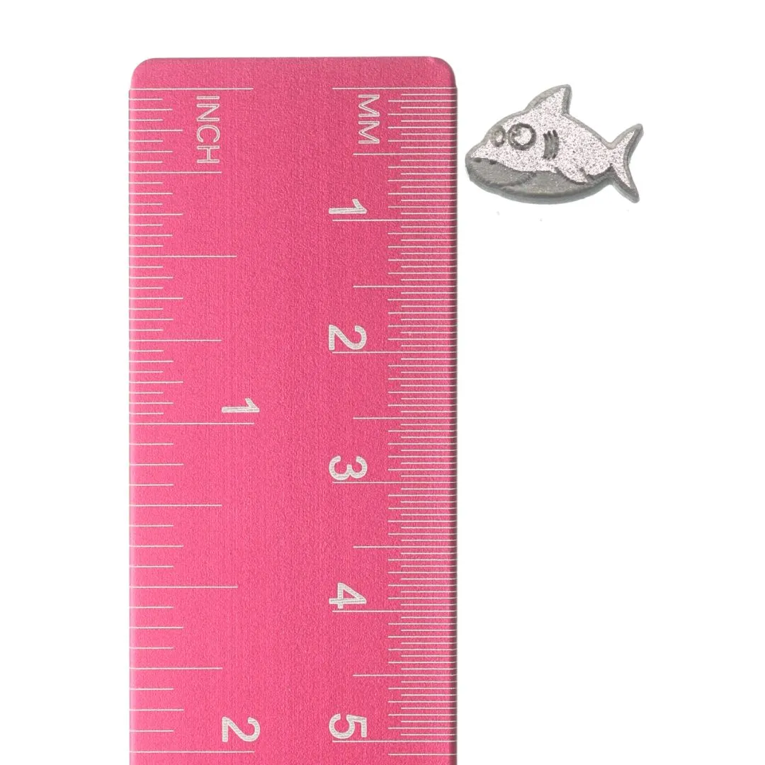 Baby Shark Studs Hypoallergenic Earrings for Sensitive Ears Made with Plastic Posts