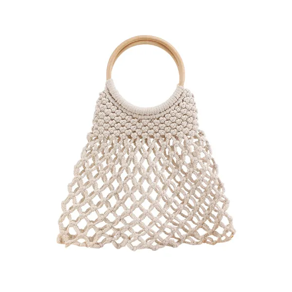 Beach Babe Crochet Bag White