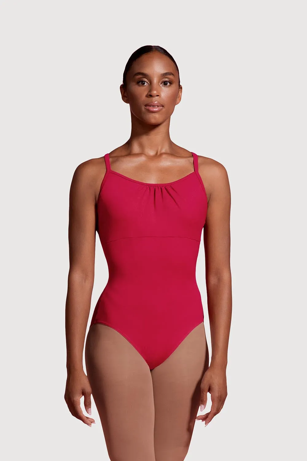 Bloch Saville Deep V Mesh Back Womens Camisole Leotard LM52178