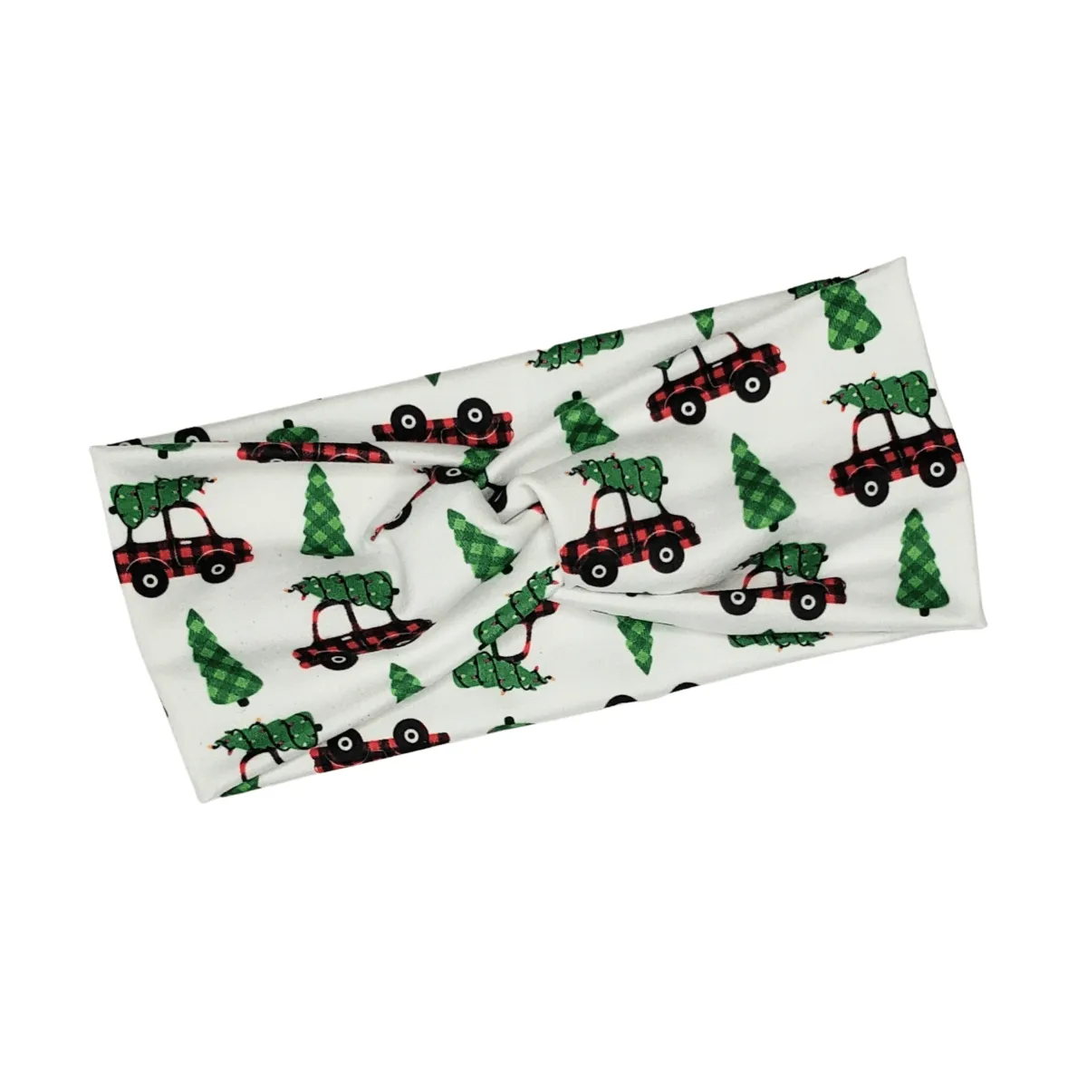 Christmas Tree's in Car Headband