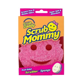Cif Scrub Mommy Dual-Sided Cleaning Scrubber   Sponge, Scratch-Free Multipurpose Dish Washing & Home Cleaning Sponge Pad, Scrubbing Pad with FlexTexture & Odor-Resistant for Kitchen, House & Outside