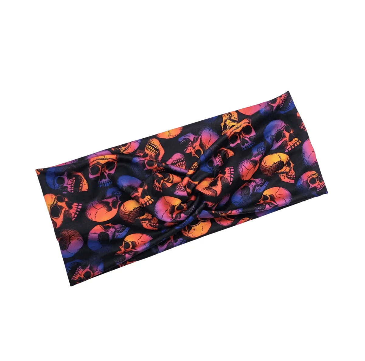 Colorful Skull Headband