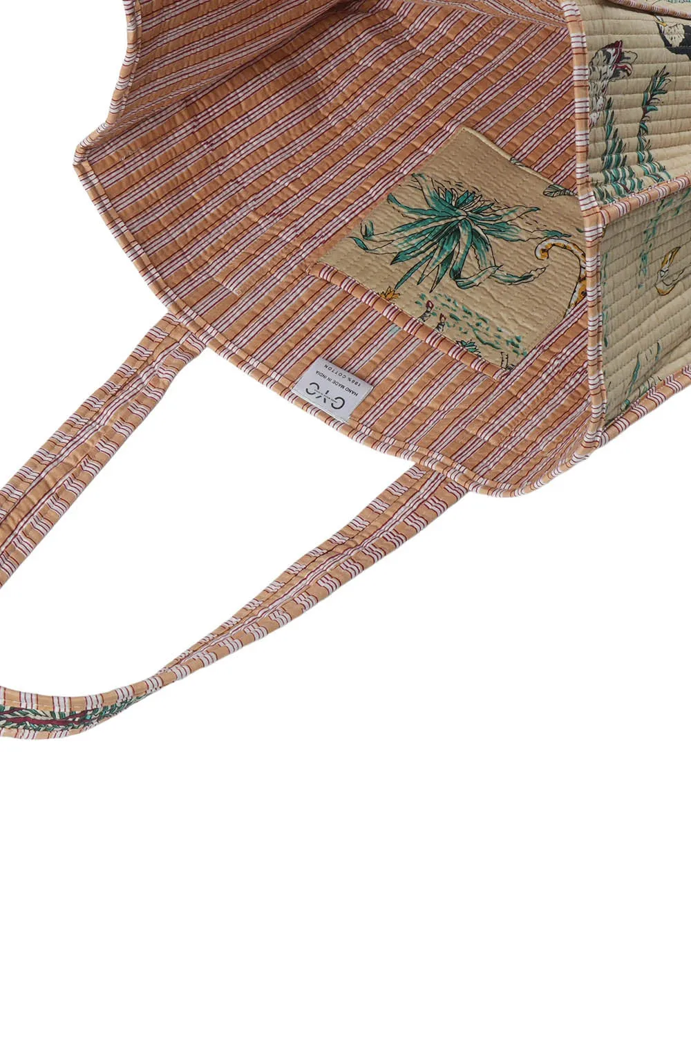Cotton Jungle Tote