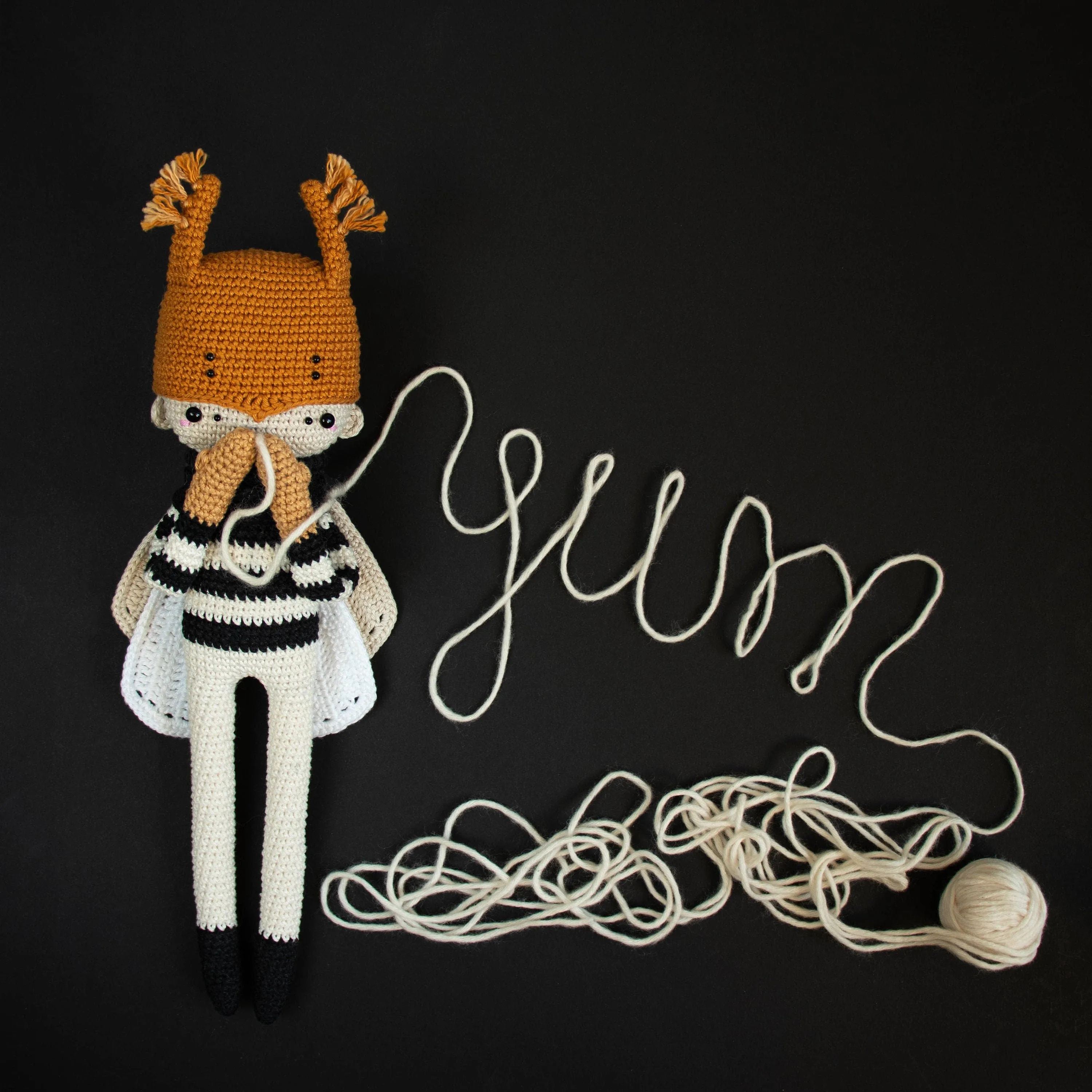 Crochet Kit . MegaMoth . Superherumi