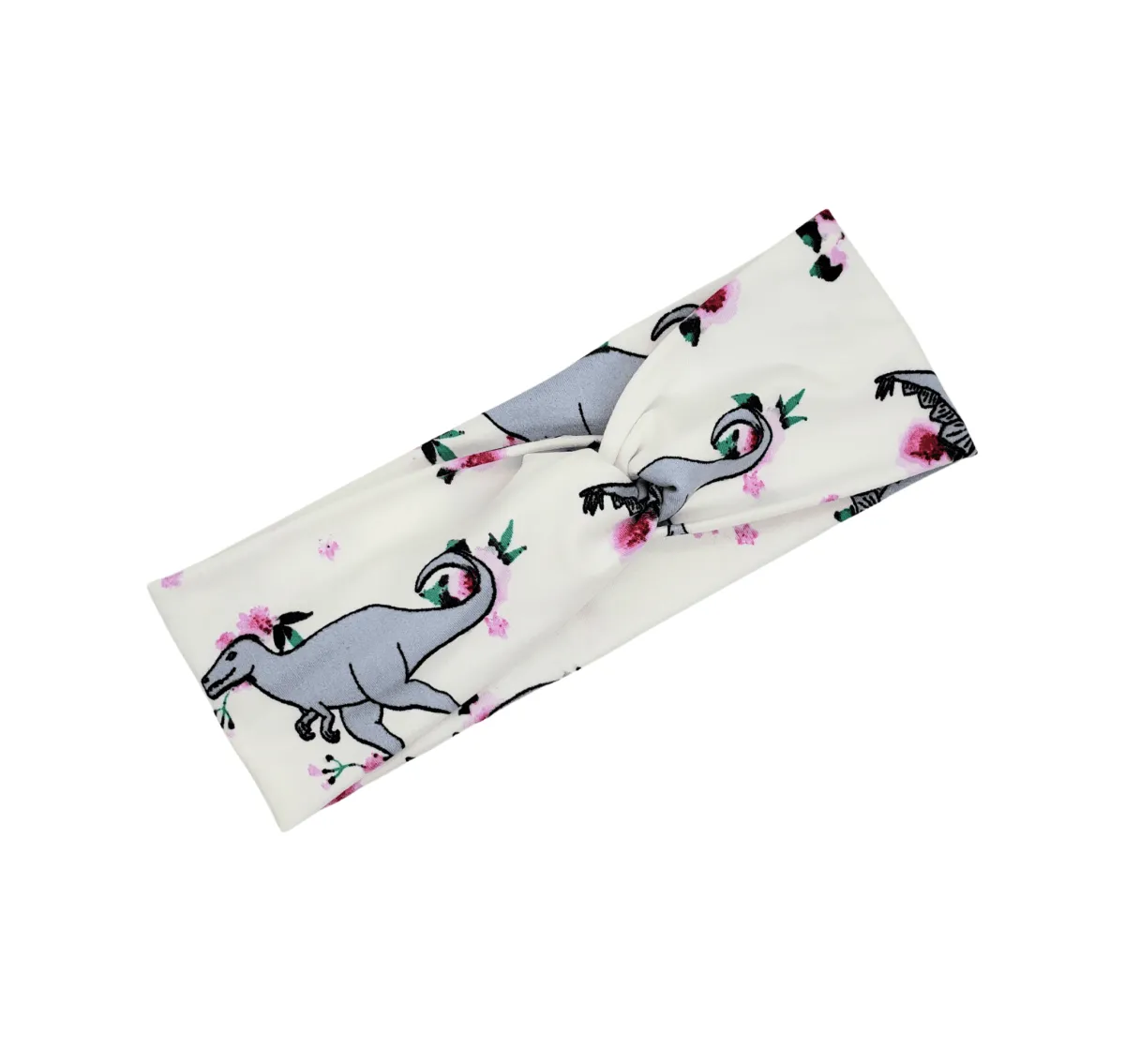 Dino & Flower Headband