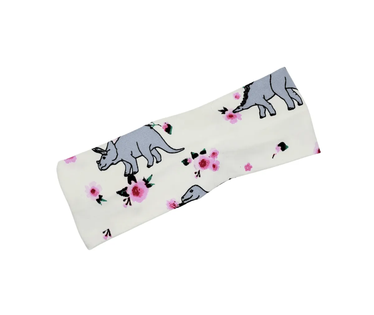 Dino & Flower Headband