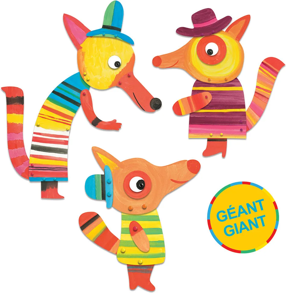 Djeco Paper The Fox Family Watercolor Paints