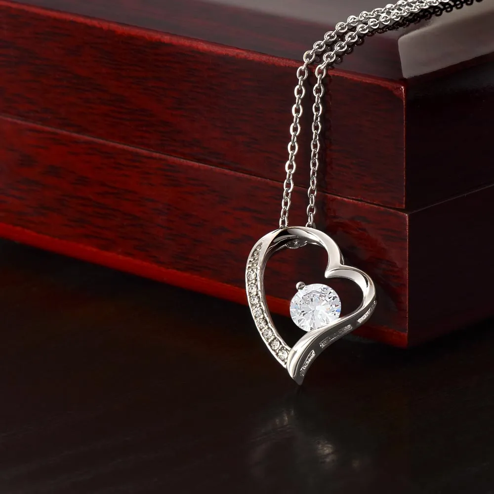 Forever Love Necklace Mommy to be-To my mommy-I can hear you