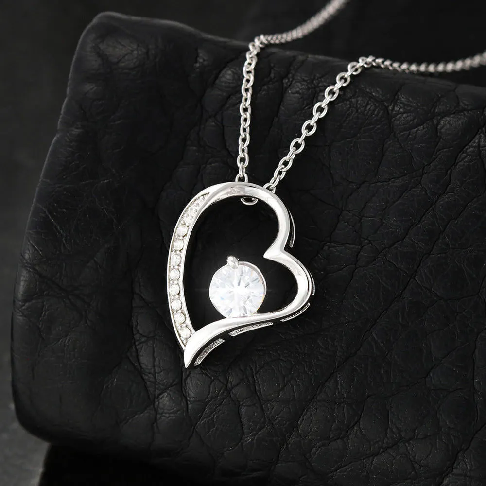 Forever Love Necklace Mommy to be-To my mommy-I can hear you