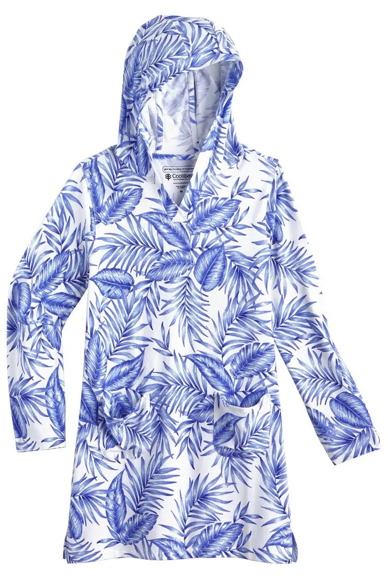 Girl's Catalina Beach Cover-Up Dress | White Ohana Palm