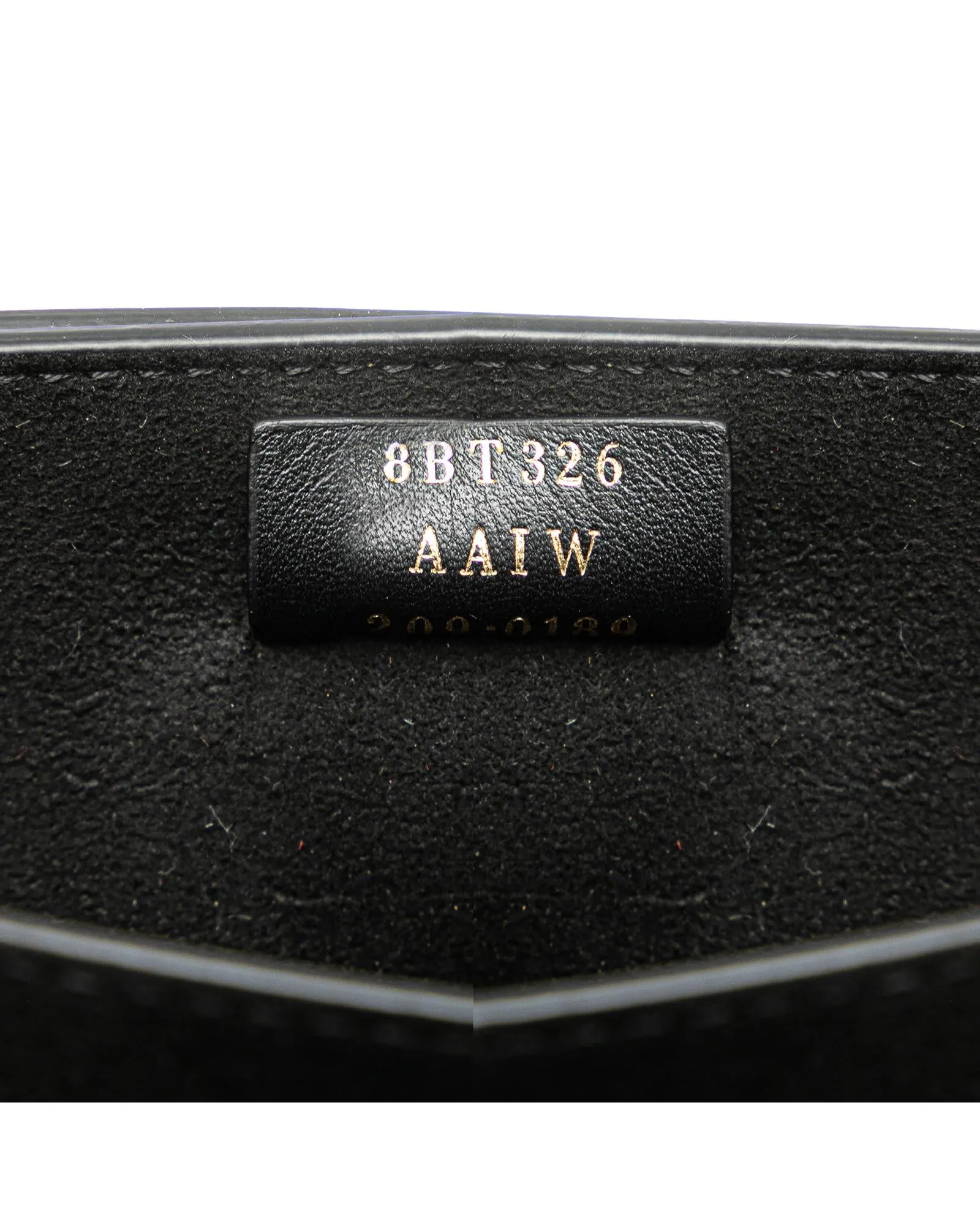 Leather Crystal Embellished Crossbody Bag with Interior Card Slots
