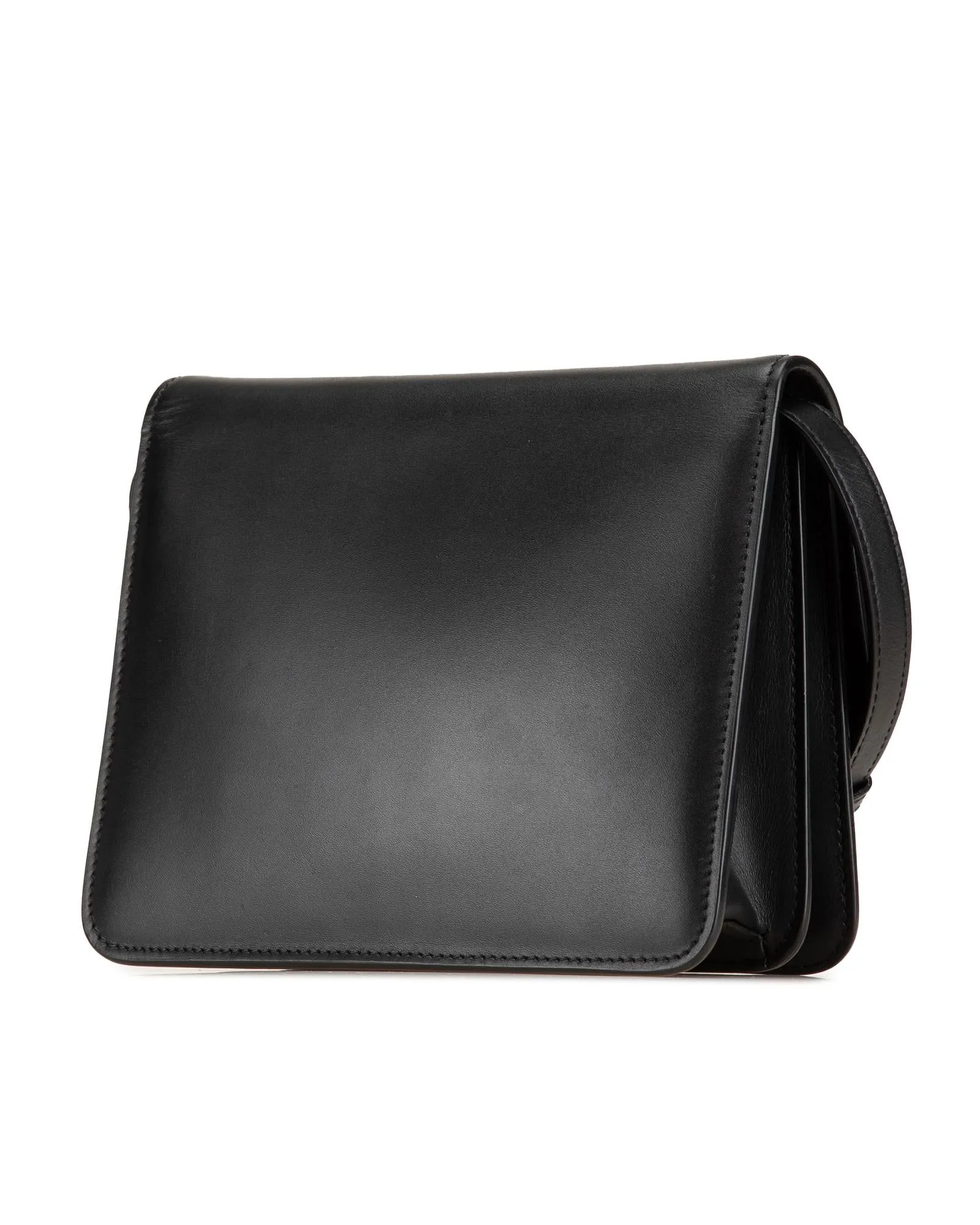 Leather Crystal Embellished Crossbody Bag with Interior Card Slots