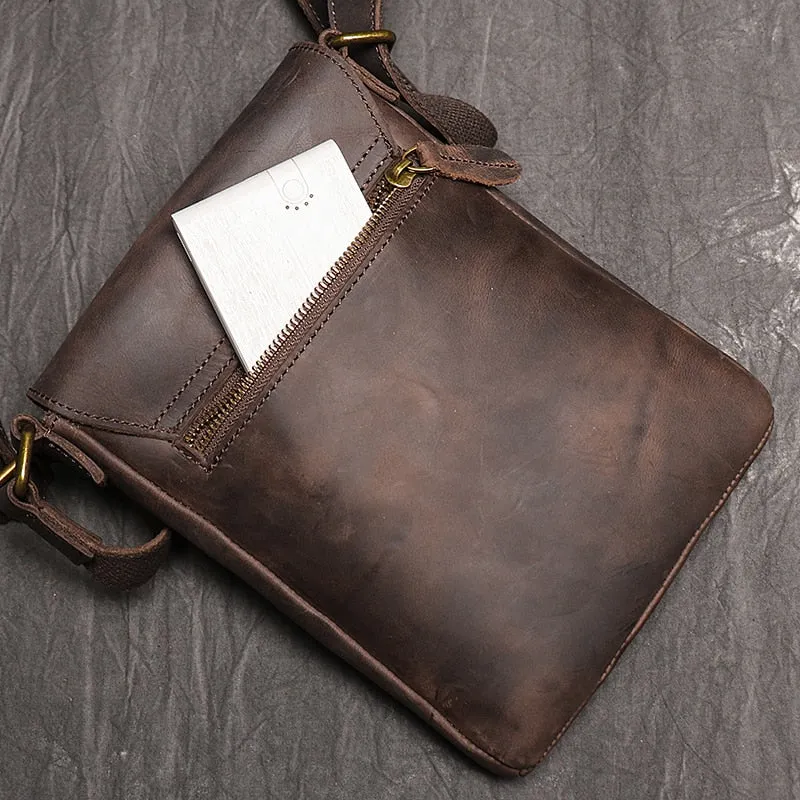 Leather Messenger Bag