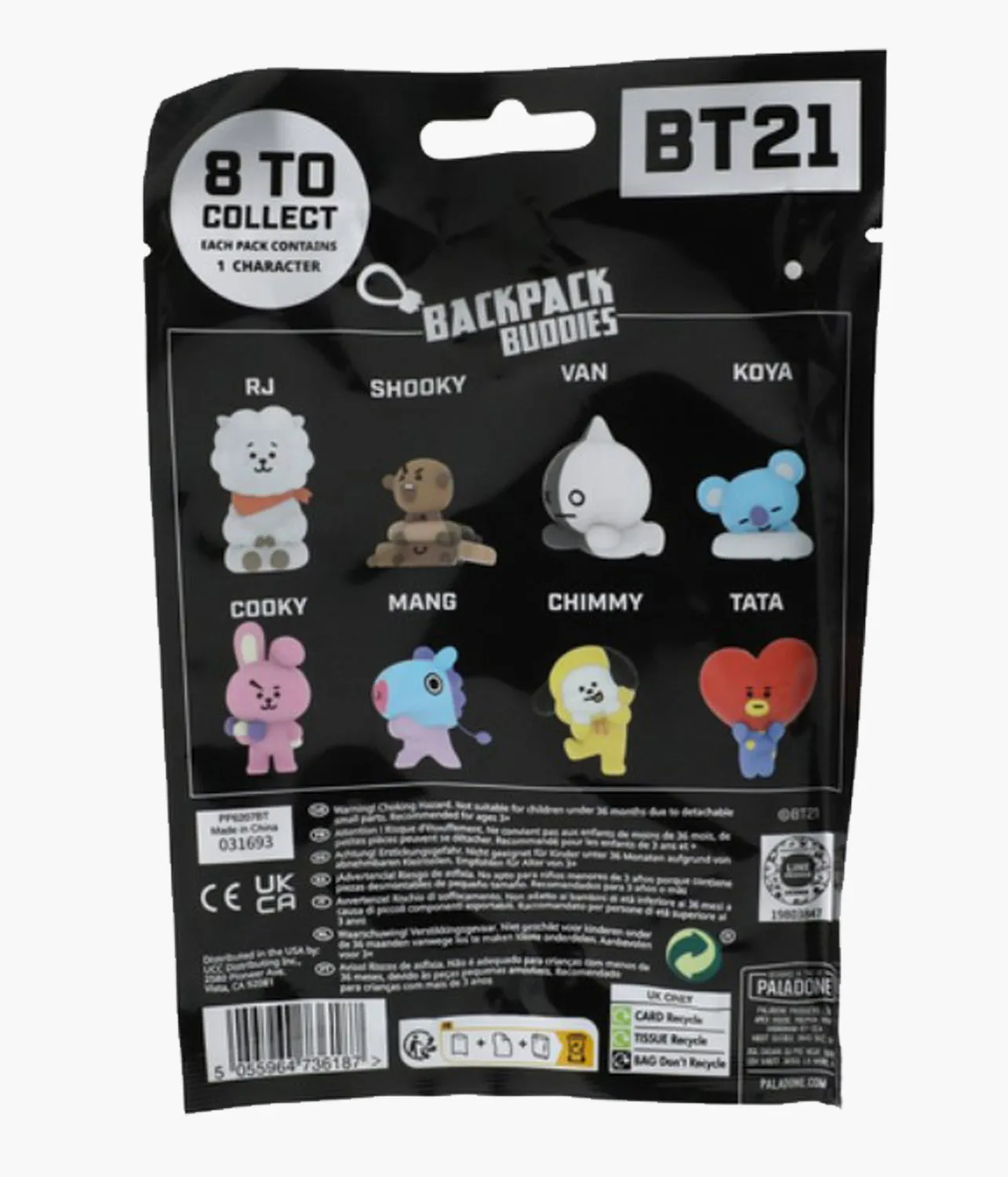 Line Friends BT21 Backpack Buddies Blind Bag
