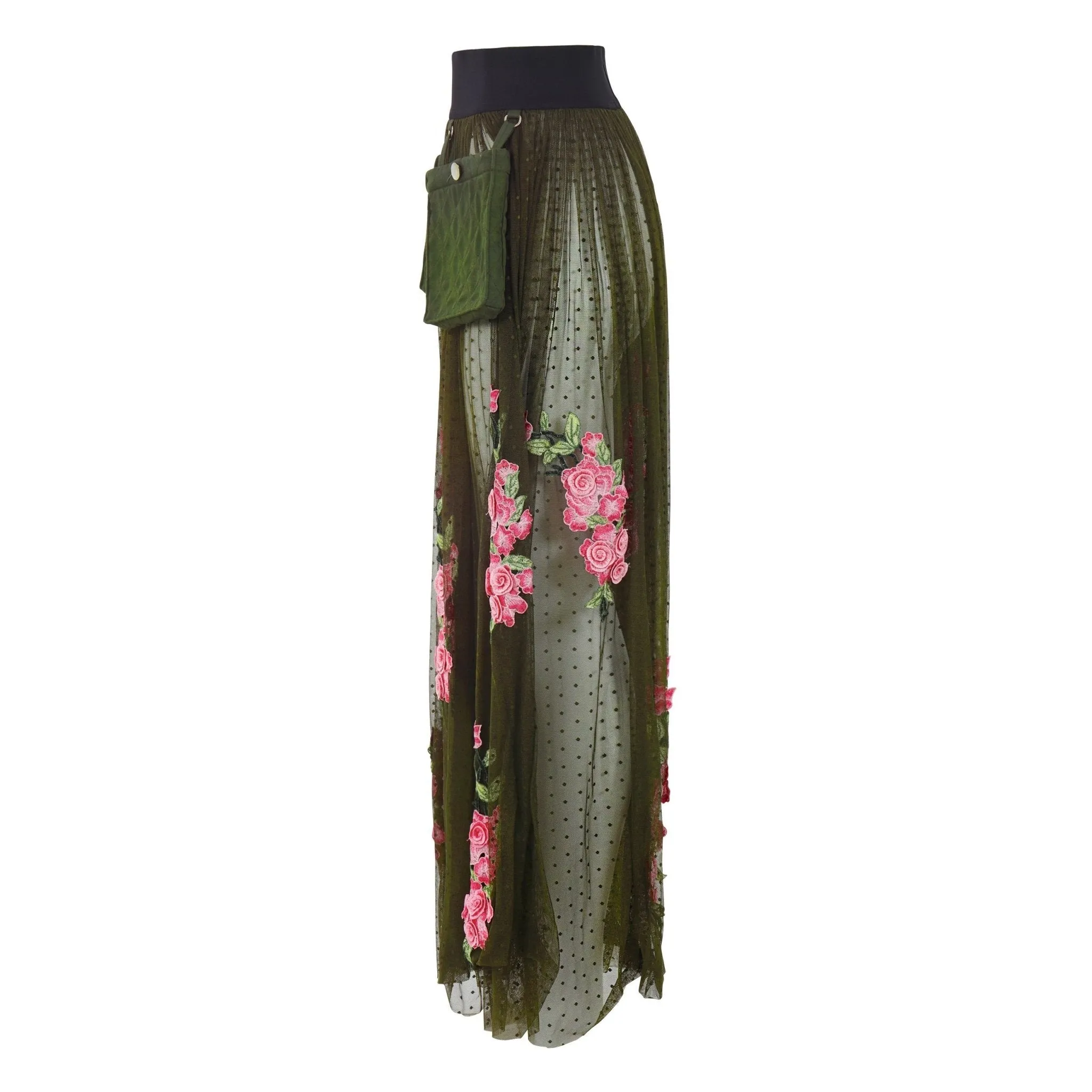 Madison Tulle Skirt with Flowers