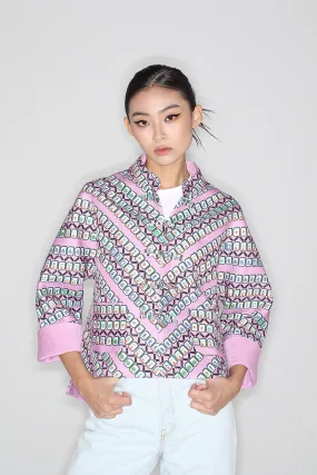 MAHJONG Reversible Oriental Jacket (Purple / Green)