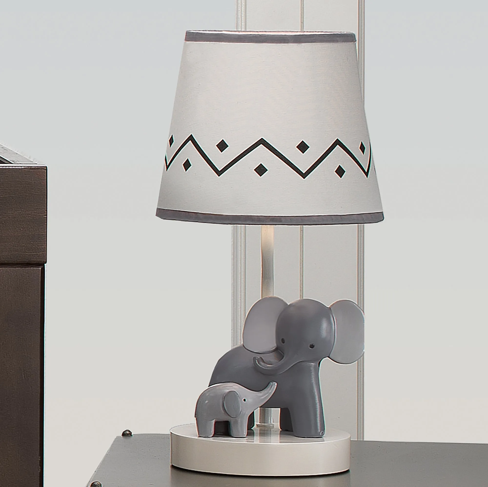 Me & Mama Nursery Lamp with Shade & Bulb