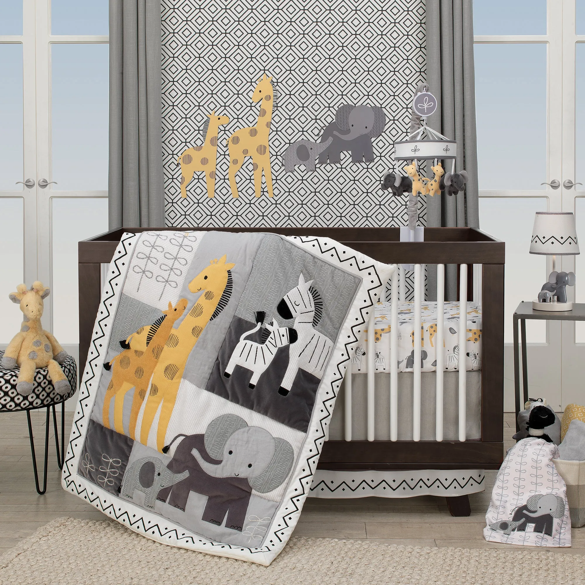 Me & Mama Nursery Lamp with Shade & Bulb