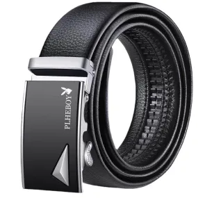 Men's Belt Automatic Buckle Belt Male Live Streaming on Kwai Supply Young and Middle-Aged Pant Belt