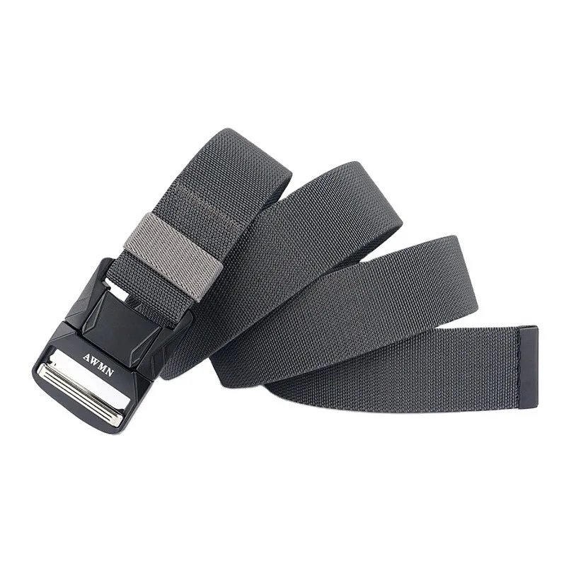 Men's Casual All-Matching Pant Belt Outdoor Tactics Nylon Waistband Elastic Elastic Fabric Band