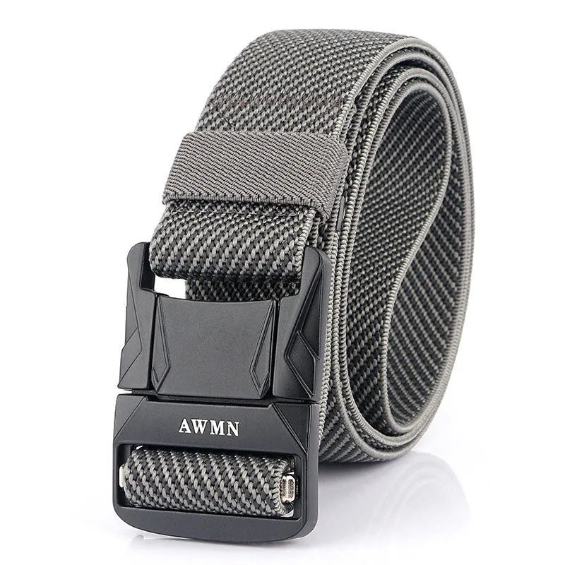 Men's Casual All-Matching Pant Belt Outdoor Tactics Nylon Waistband Elastic Elastic Fabric Band