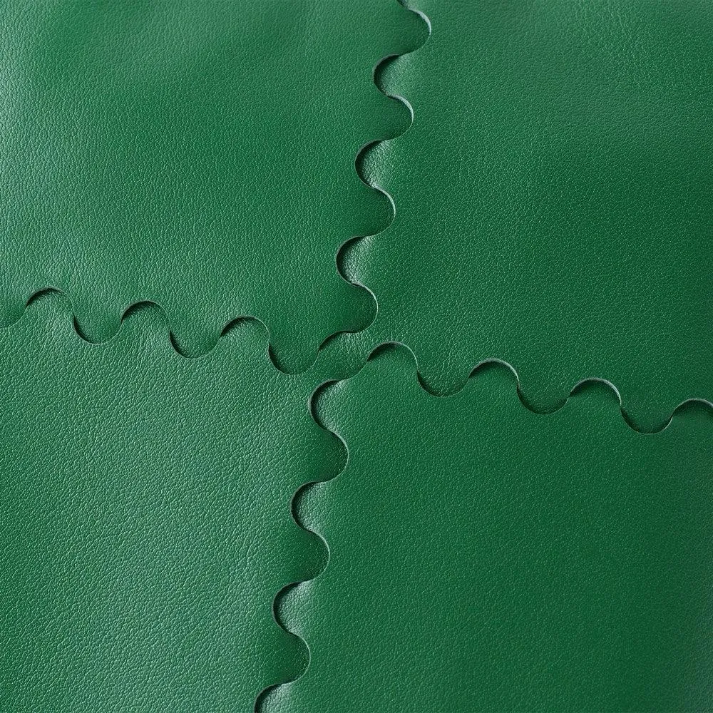 Mosaic Messenger Bag - Emerald Green