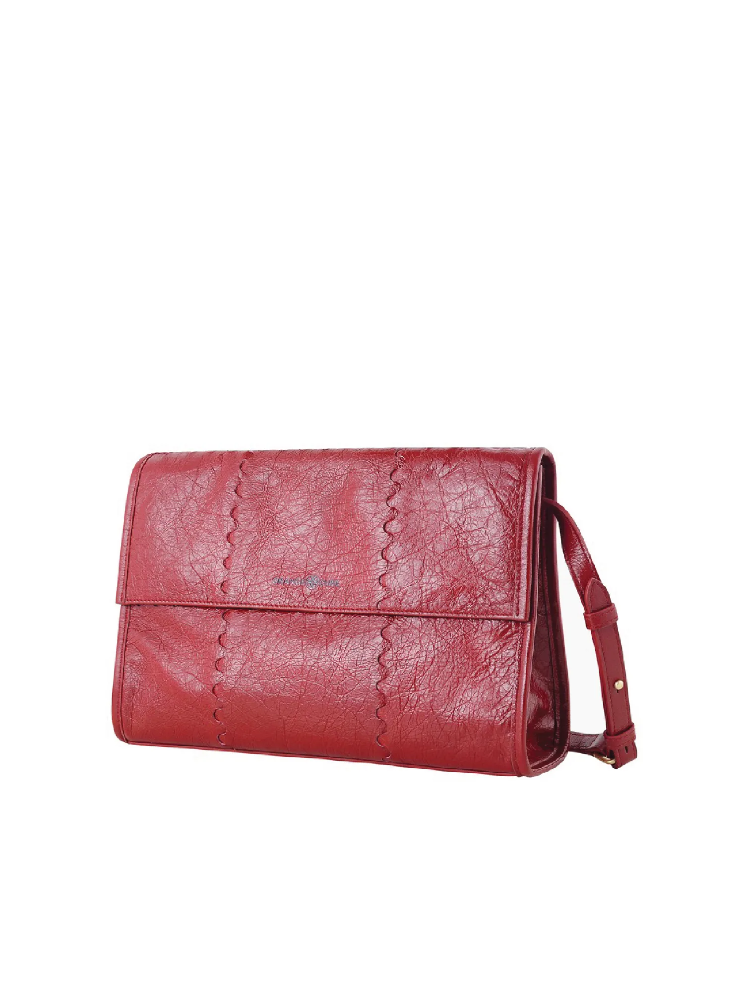 Mosaic Messenger Bag - Retro Red