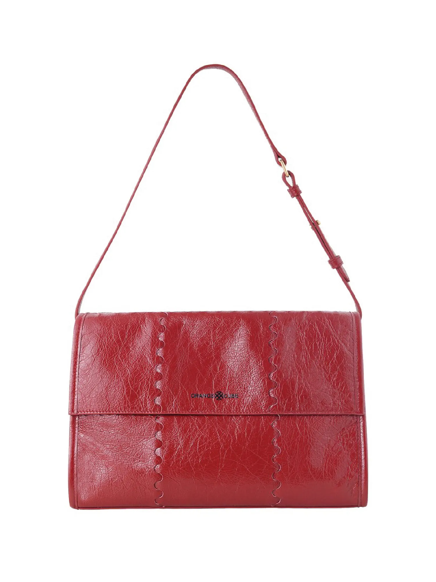 Mosaic Messenger Bag - Retro Red