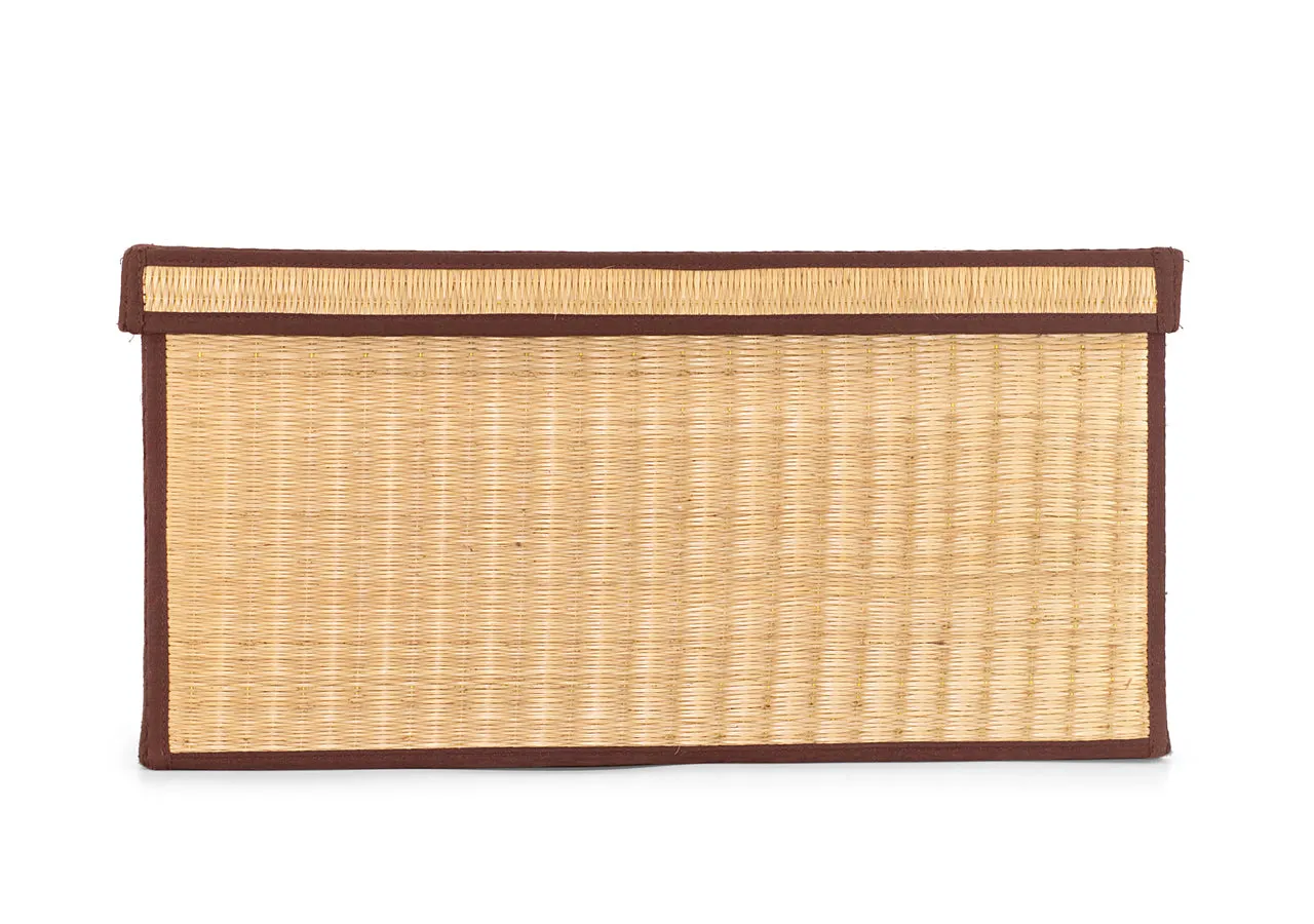 Natural Storage Box with hand slot
