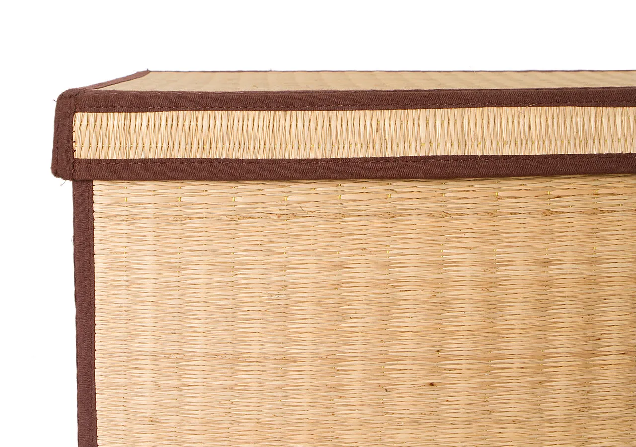Natural Storage Box with hand slot
