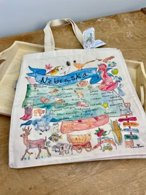 Nebraska Natural Tote Bag