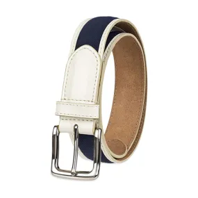 New Yellow Patch Belt Casual Personalized Pattern Ribbon Satin