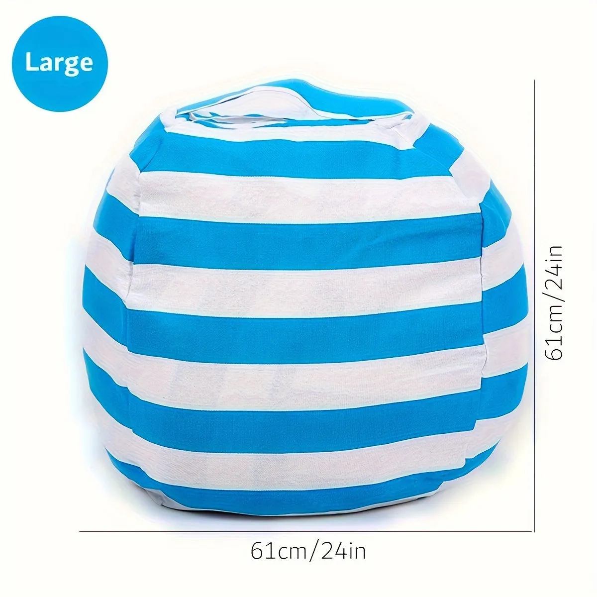 Organize Kids Plush Toys with Stuffed Animal Bean Bag Chair