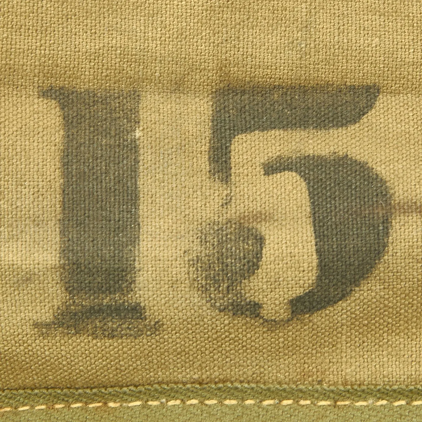 Original U.S. WWII First Aid Medic Shoulder Bag marked to Nanticoke Ambulance F.A. Unit