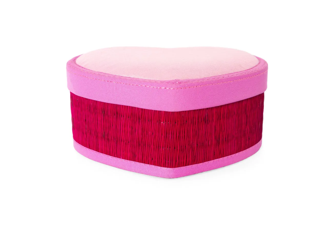 Pink heart box
