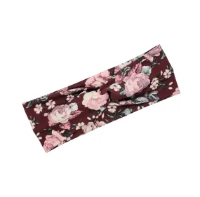 Plum Floral Headband