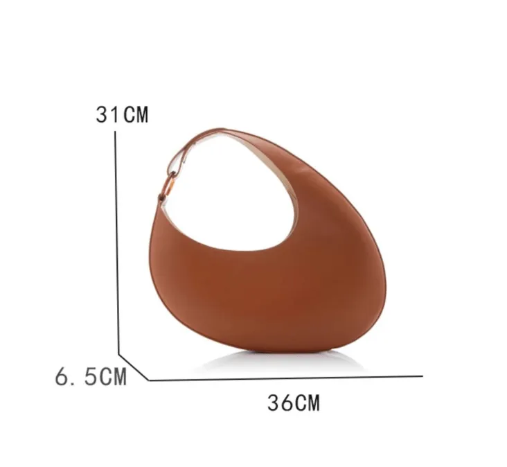 Pre Order:  Half Moon Large Capacity Underarm Handbag