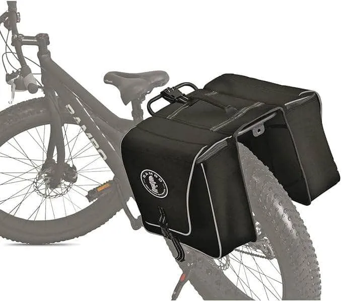 RAMBO DOUBLE SADDLE ACCESSORY BAG - BLACK