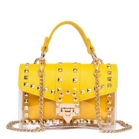 Rivet Jelly Crossbody Bag
