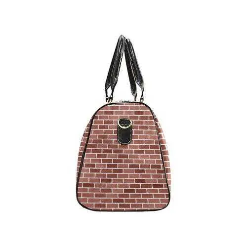 Travel Bags, Brick Red Style Adjustable Black Handle Bag