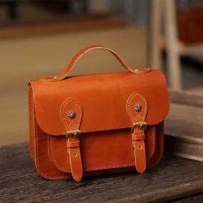 Vegetable Tanned Leather Lady Satchel DIY Kits
