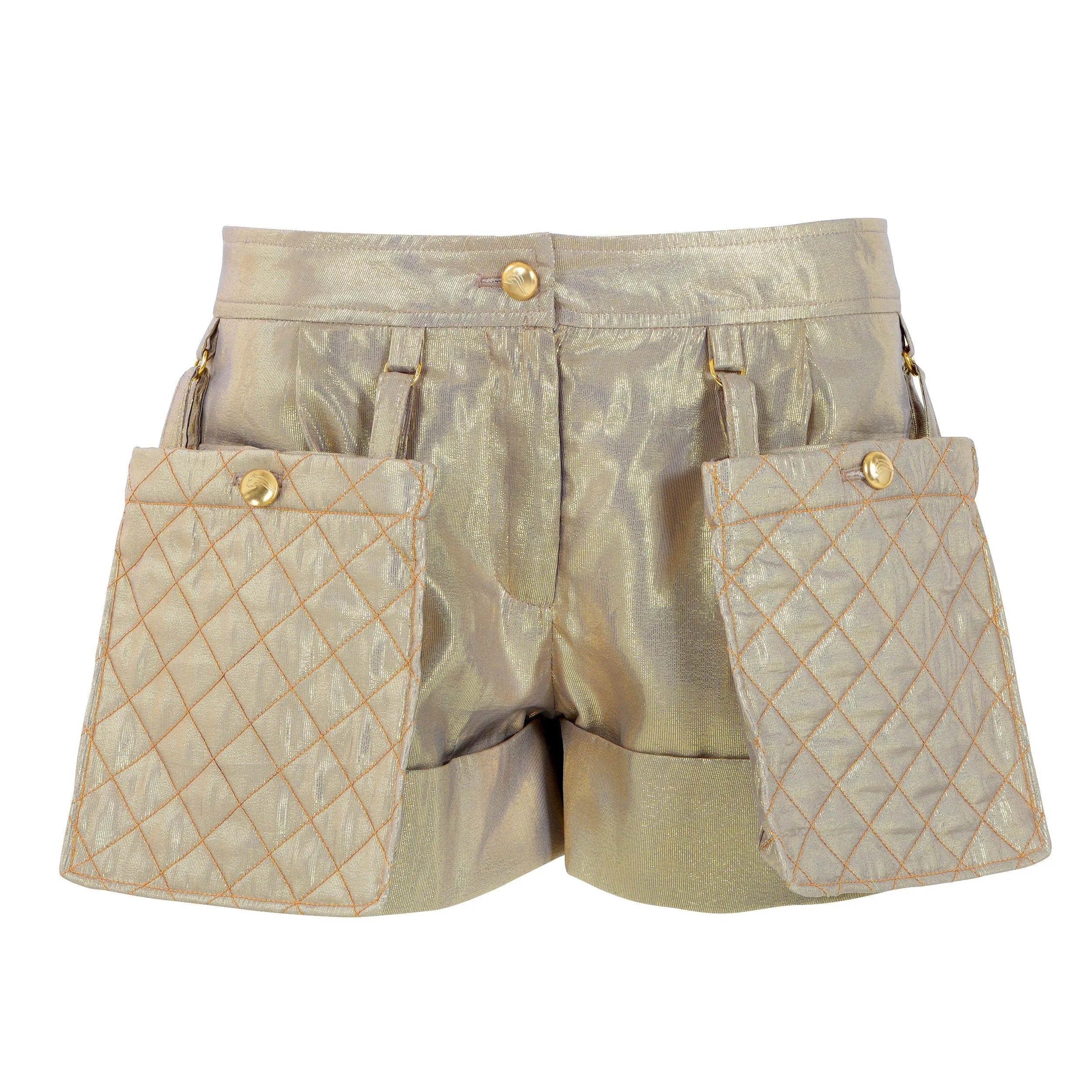 Venice Cargo Shorts in Gold