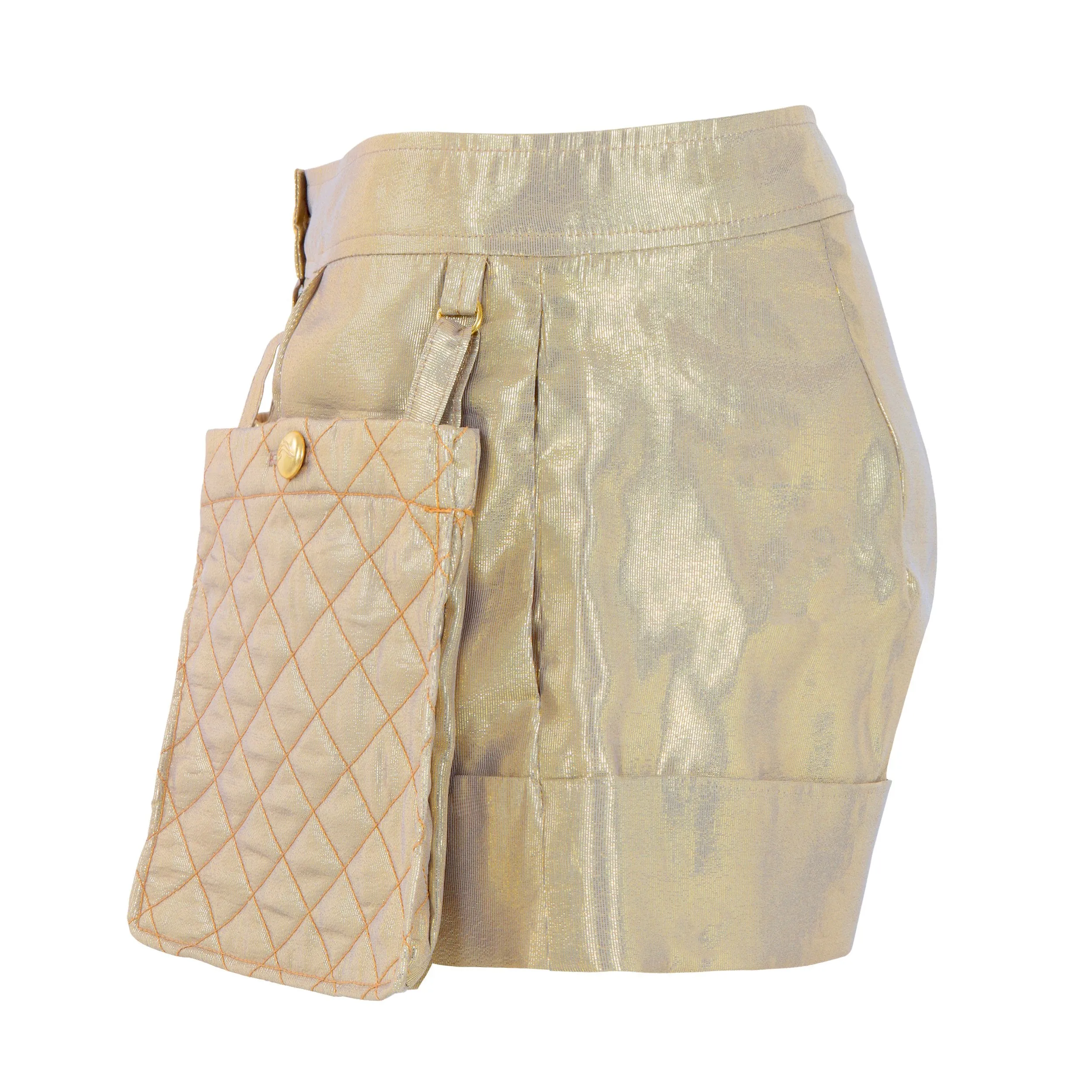 Venice Cargo Shorts in Gold