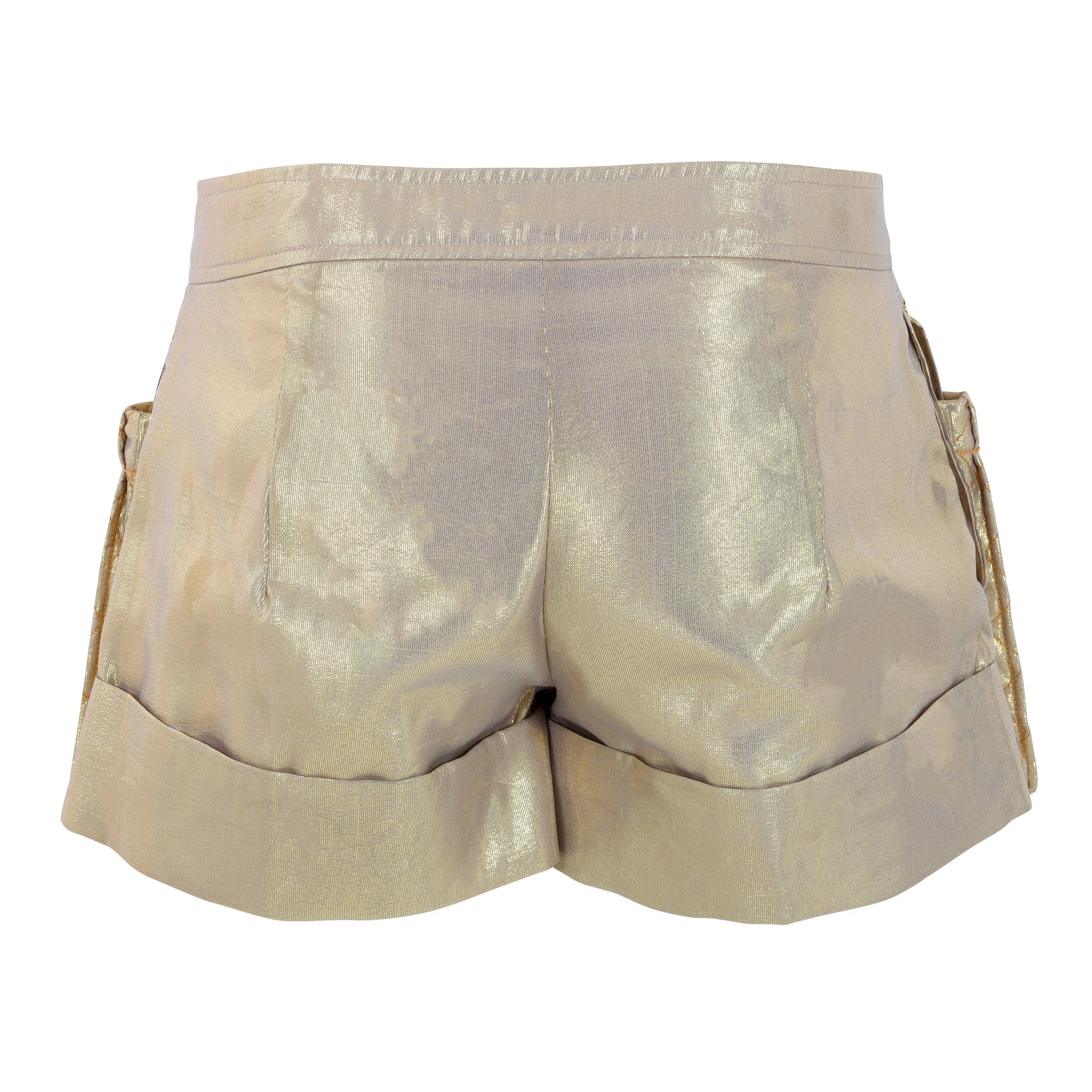 Venice Cargo Shorts in Gold