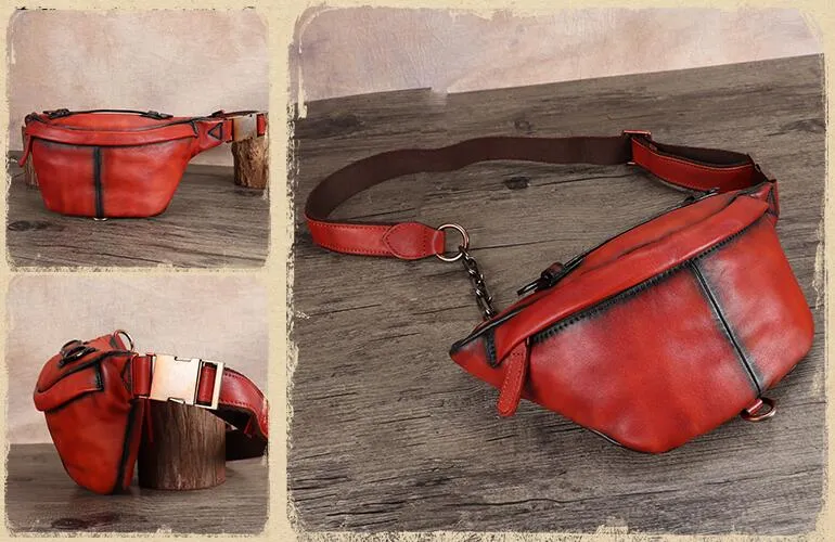 Vintage Waist Bag For Ladies Cross Chest Bag Sling Pack For Women